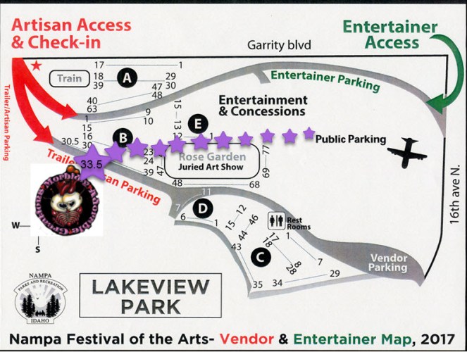 MapNampaFestivalOfTheArts2017