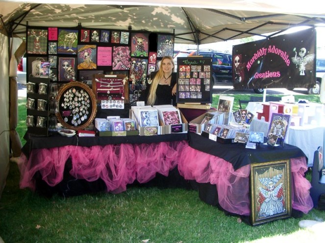MorbidlyAdorableNampaFestivalOfTheArtsBooth